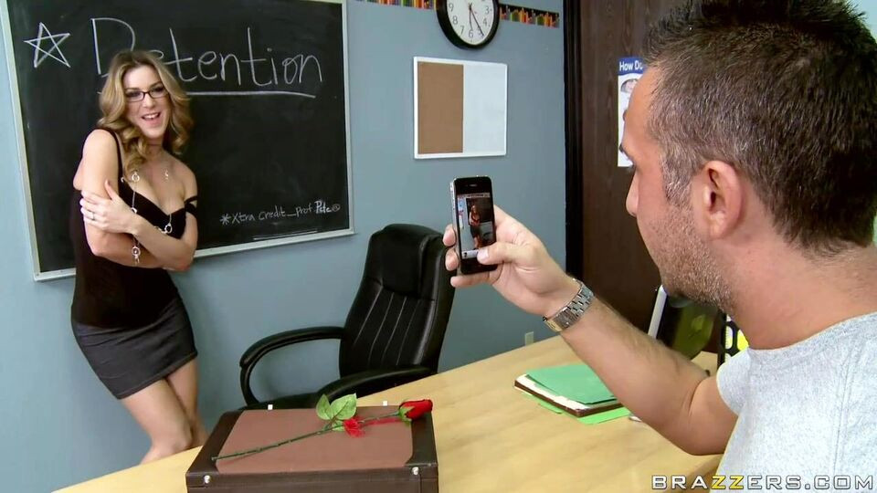 Classroom hardcore sex with a big-boobed blonde Kayla Paige