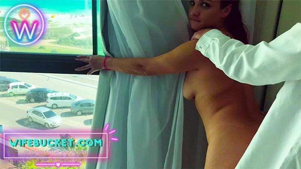 Stuck in window xxx with mysterious model from Wife Bucket