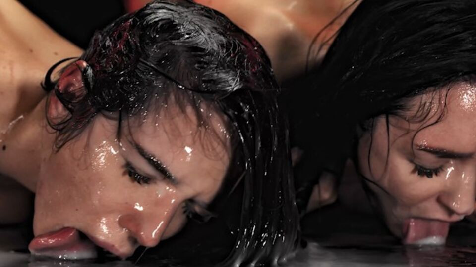 Eve Sweet's cum drinking movie by Hentaied