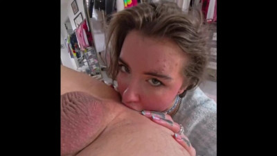 Bryan and Eden's sloppy bj porn